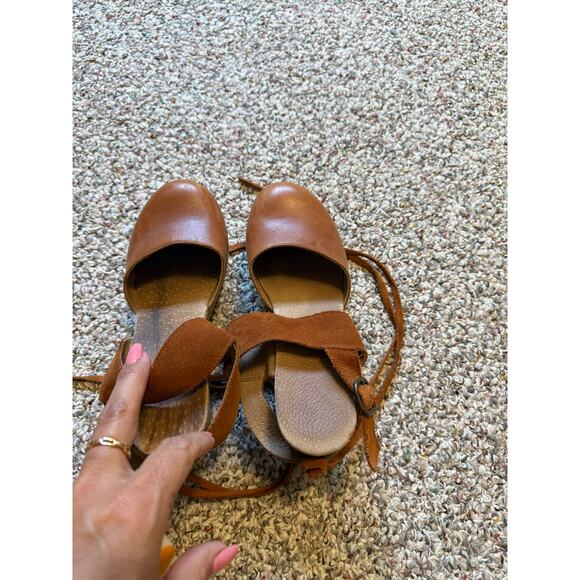 Free People Belmont Style Leather Clogs Size 38 (Fits 7) - Picture 8 of 8